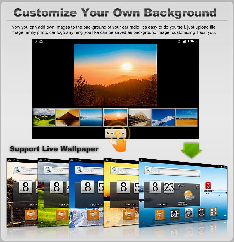 Purchase Car DVD 2Din Android Video Radio GPS Navigation Capacitive